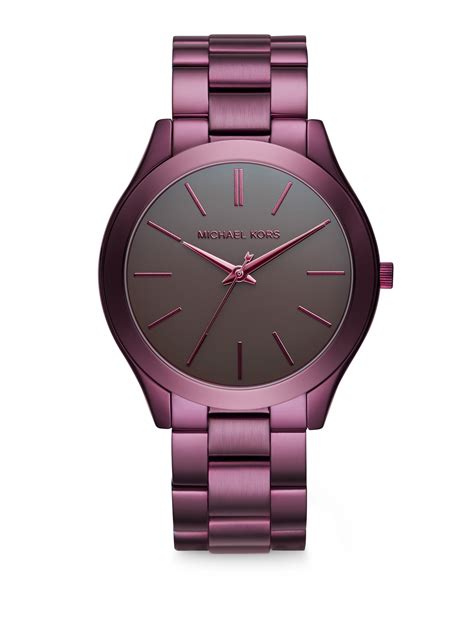 purple michael kors watch men|Purple Michael Kors Watches .